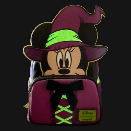 Minnie Mouse Wickedly Cute Glow in The Dark Mini Backpack By Loungefly