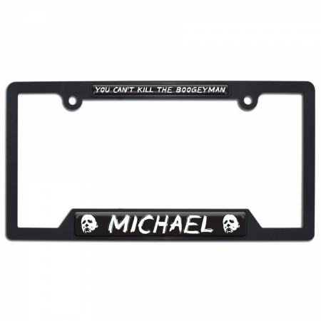 Halloween Michael Myers License Plate Frame by Elektroplate