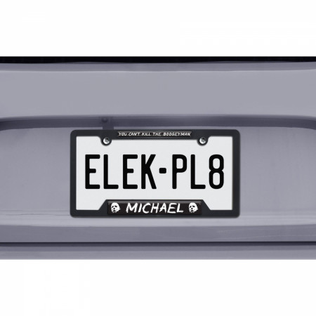 Halloween Michael Myers License Plate Frame by Elektroplate