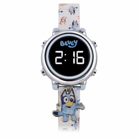 Bluey Kid's Silicone Strap LED Touchscreen Watch
