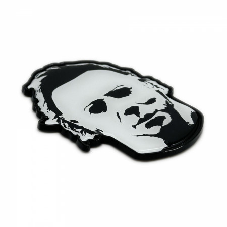Halloween Michael Myers Mask Metal Car Emblem