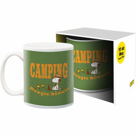 Peanuts Beagle Scouts Camping 11oz Ceramic Mug