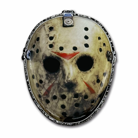 Jason Friday the 13th Mask Metal Car Emblem