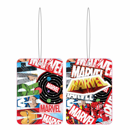 Marvel Sticker Collage Air Freshener 2-Pack