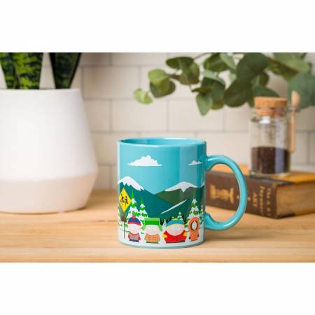 South Park Bus Stop 20oz Ceramic Camper Mug