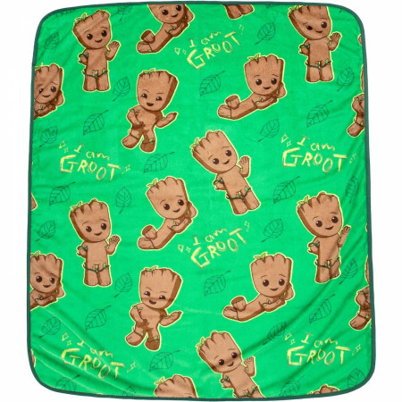 Guardians of The Galaxy Baby Groot Nogginz Pillow and Travel Throw Set