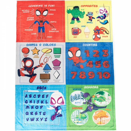 Spidey and His Amazing Friends Learning Blanket