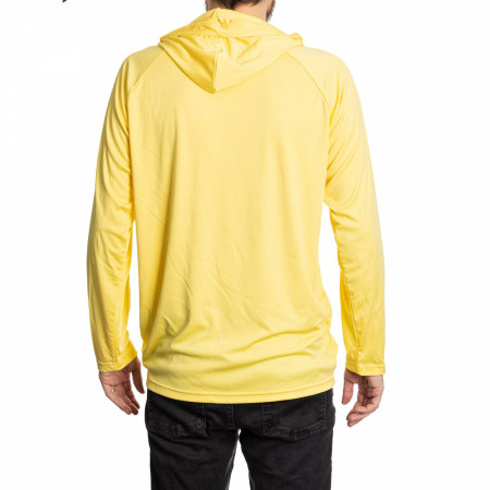 Corona Extra Label Yellow Colorway Long Sleeved Hooded T-Shirt