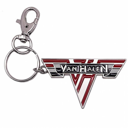 Van Halen Logo Metal Keychain