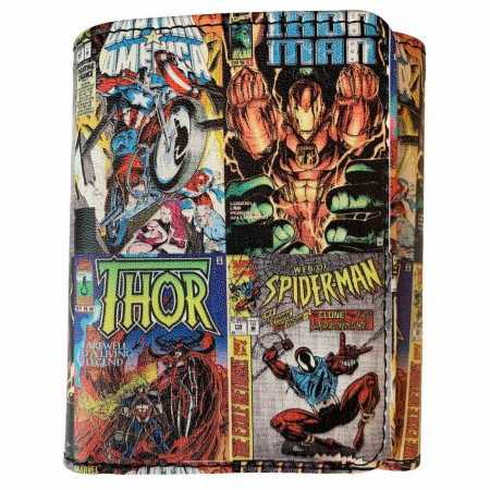 Marvel Classic Comic Covers Trifold Wallet