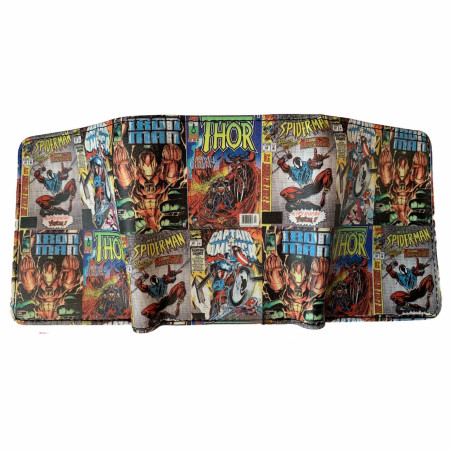Marvel Classic Comic Covers Trifold Wallet