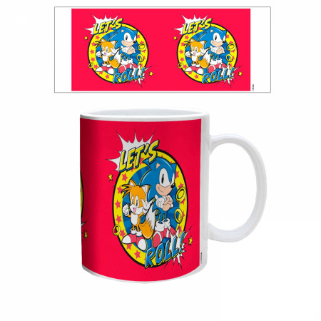 Sonic The Hedgehog Let's Roll 11 oz. Ceramic Mug