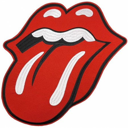 The Rolling Stones Tongue Logo 10"x11" Oversized Patch