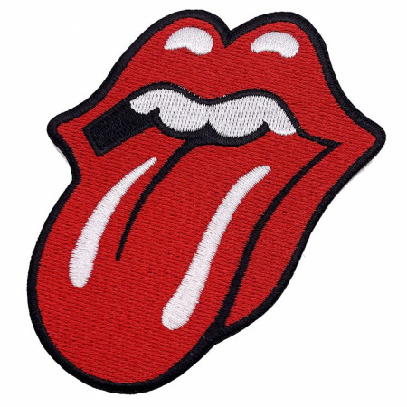 The Rolling Stones Tongue Logo 3"x3.75" Patch