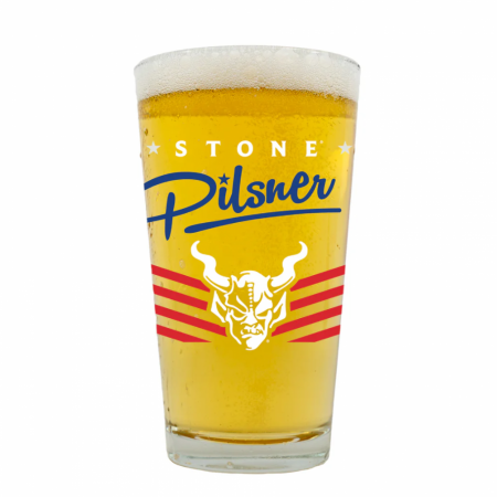 Stone Brewing Pilsner Pint Glass