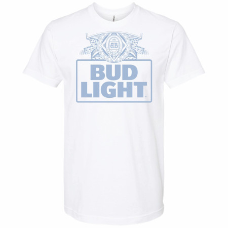 Bud Light Faint Logo White Colorway T-Shirt