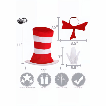 Dr. Seuss The Cat in the Hat Accessory Kit for Kids