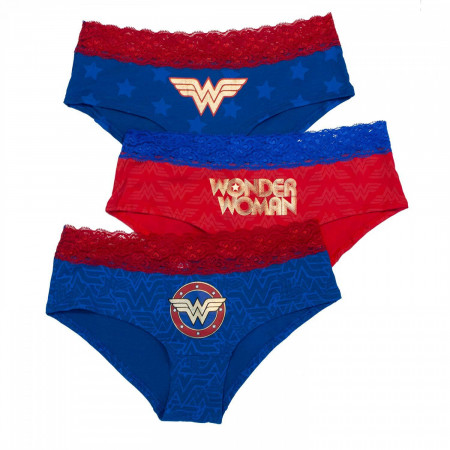 Wonder Woman Foil Panty 3-Pack