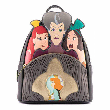 Disney Villains Evil Stepmother and Step Sisters Mini Backpack By Loungefly