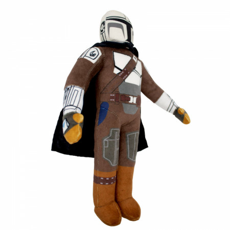 Star Wars The Mandalorian Standing Figure Pose Plush Squeaky Dog Toy