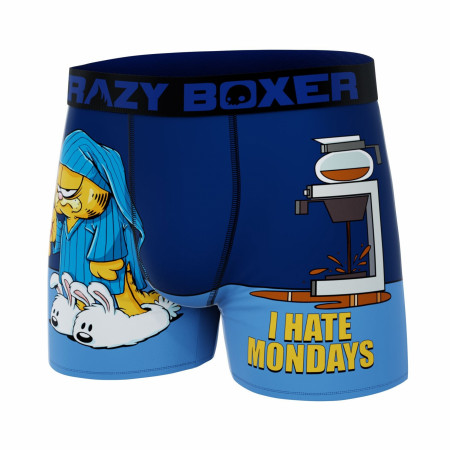 Crazy Boxer Garfield The Cat Character I Hate Mondays Men's Boxer Briefs