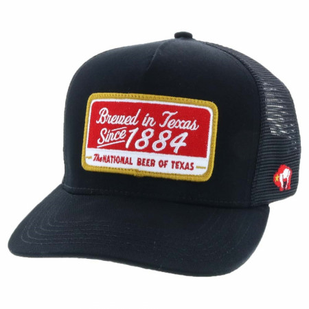 Lone Star Beer Brewed in Texas Since 1884 Emblem Snapback Trucker Hat