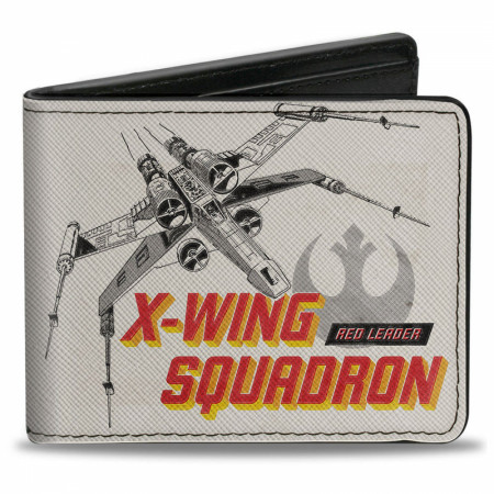 Star Wars Rebel Alliance X-Wing Squadron Red Leader Bi-Fold Wallet