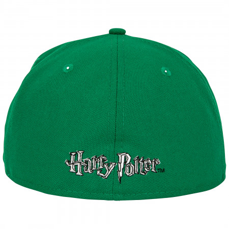 Harry Potter Slytherin House Crest New Era 59Fifty Fitted Hat
