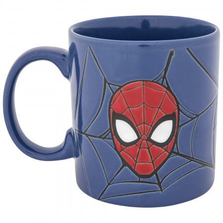 Spider-Man Webbed Mask 20 oz Ceramic Mug