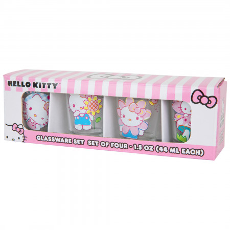 Hello Kitty Spring of Kawaii 4-Piece Shot Glass Set